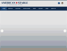 Tablet Screenshot of american-stable.com